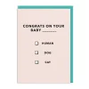 Party Mountain Paper Co. Congratulations|New Arrival*Congrats On Your Baby INSERT HERE Greeting Card | Ohh Deer