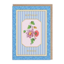 Vu0026A Birthday Cards*Cottagecore Flower on a Vine Birthday Card
