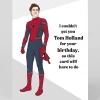 The Red Swan Birthday|Birthday Cards*Couldn't Get Tom Holland Birthday Card | Ohh Deer