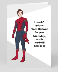 The Red Swan Birthday|Birthday Cards*Couldn't Get Tom Holland Birthday Card | Ohh Deer