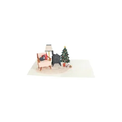 UWP Luxe Pop Up & 3d Cards*Cozy Dwelling 3D Pop Up Greeting Card | Ohh Deer