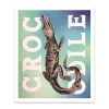 Ohh Deer Prints*Crocodile Large Art Print