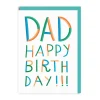 Ohh Deer Birthday Cards*Dad Letters Happy Birthday Card |