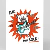 Gemma Correll Father's Day|Father's Day Cards*Dad You Rock Father's Day Card | Ohh Deer