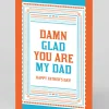 Huckleberry Letterpress Co. Father's Day|Father's Day Cards*Damn Glad You Are My Dad Father's Day Card | Ohh Deer