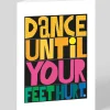 Rude Limited Birthday|Birthday Cards*Dance Until Your Feet Hurt Greeting Card | Ohh Deer