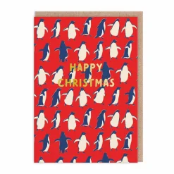 Emily Taylor Christmas Cards*Dancing Penguins Christmas Card | Ohh Deer