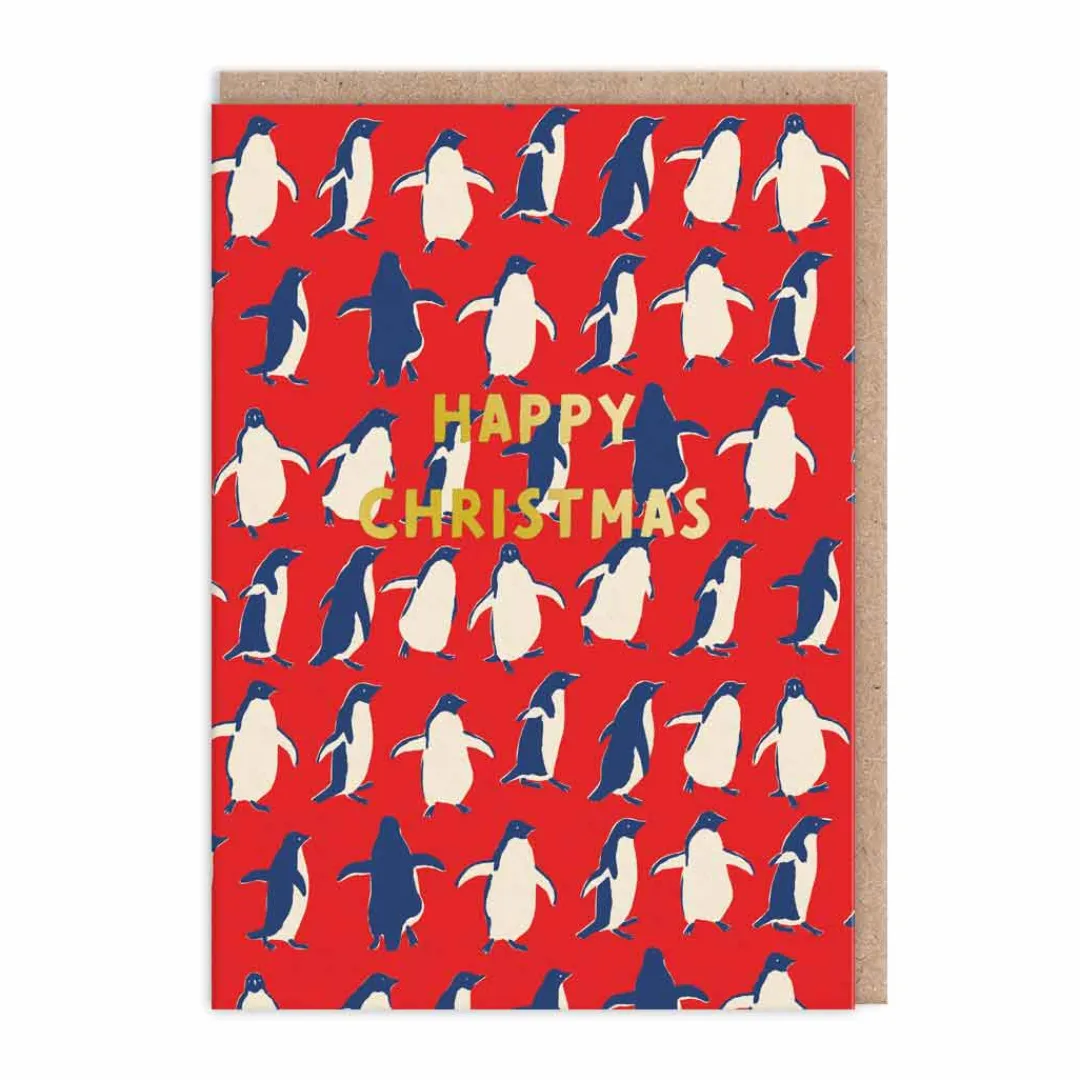 Emily Taylor Christmas Cards*Dancing Penguins Christmas Card | Ohh Deer