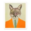 Ohh Deer Prints*Dapper Fox Riso Print (12x10)