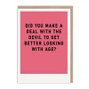 Ohh Deer Birthday Cards*Deal With The Devil Greeting Card