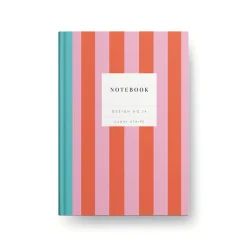 Kaleido Stationery Gifts*Design No.14 Candy Stripe Hardback Notebook
