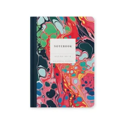 Kaleido Premium Notebooks|Stationery Gifts*Design No.18 Colourful Marble Hardback Notebook