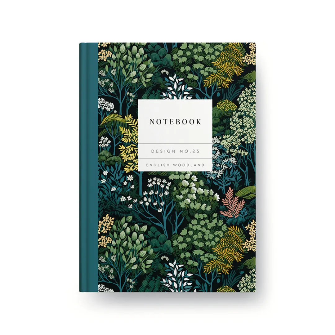 Kaleido Premium Notebooks|Stationery Gifts*Design No.25 English Woodland Hardback Notebook