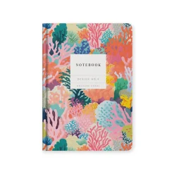 Kaleido Stationery Gifts*Design No.9 Gouache Coral Hardback Notebook