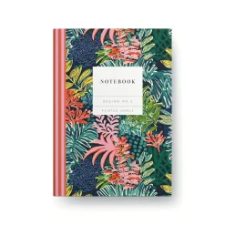 Kaleido Premium Notebooks|Stationery Gifts*Design No.2 Painted Jungle Hardback Notebook (OS)
