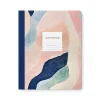 Kaleido Notebooks Under £10|Stationery Gifts*Design No.40 Painterly Waves Exercise Book