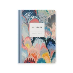 Kaleido Stationery Gifts|Premium Notebooks*Design No.17 Scalloped Marble Hardback Notebook