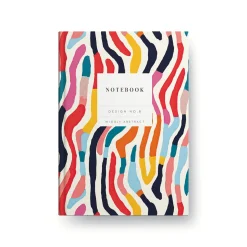 Kaleido Premium Notebooks|Stationery Gifts*Design No.8 Wiggly Abstract Hardback Notebook