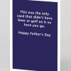 Technically Ron Father's Day|Father's Day Cards*Didn't have Beer or Golf Father's Day Card | Ohh Deer