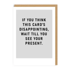 Barry Dunstall Christmas Cards|Birthday Cards*Disappointing Greeting Card | Ohh Deer
