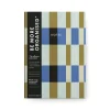 Evelina Kroon Premium Notebooks|Stationery Gifts*Evelina Blue & Green Stripes Linen Notebook 📓 | Ohh Deer