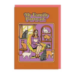 Steven Rhodes Birthday Cards*Family Portrait Greeting Card | Ohh Deer