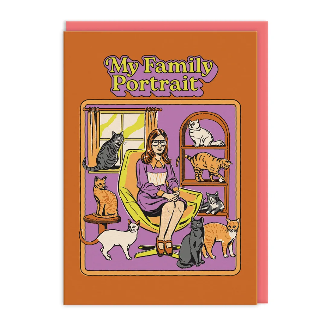 Steven Rhodes Birthday Cards*Family Portrait Greeting Card | Ohh Deer