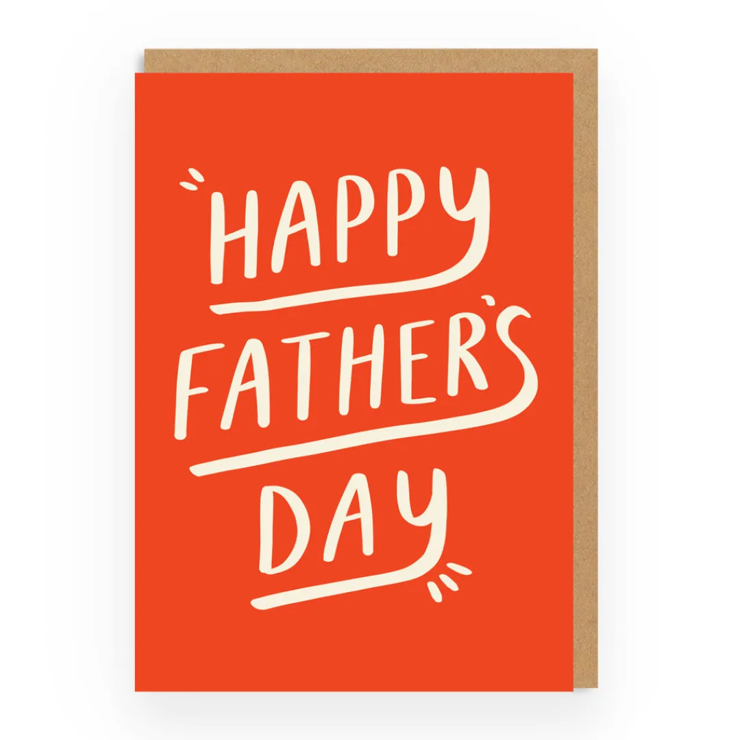 Ohh Deer Father's Day Cards*Father's Day Card | Retro Type Dad Greeting Card