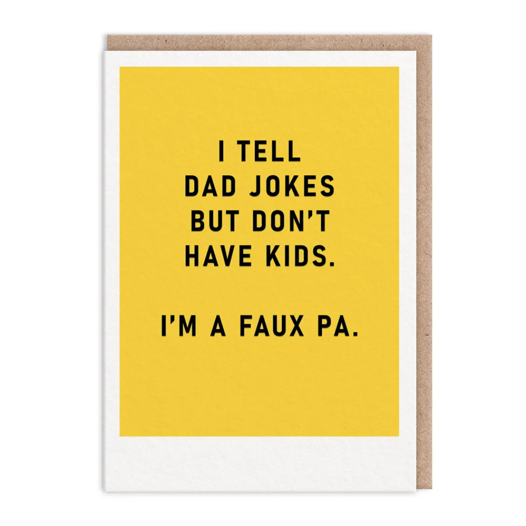 Ohh Deer Birthday Cards*Faux Pa Dad Joke Greeting Card |