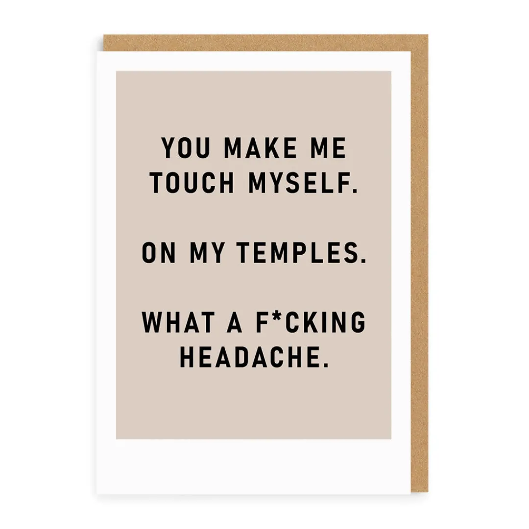 Ohh Deer Birthday Cards*F*cking Headache Greeting Card |
