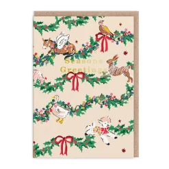 Cath Kidston Christmas Cards*Festive Animals Christmas Card - | Ohh Deer