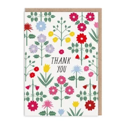 Hartland Brooklyn Thank You*Floral Pattern Thank You Card - Hartland | Ohh Deer
