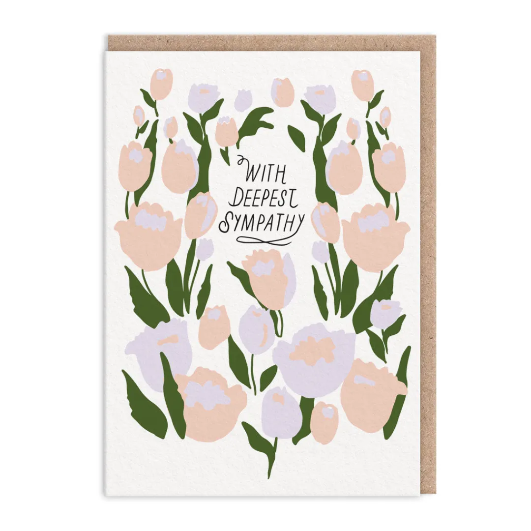 Hartland Brooklyn Sympathy*Floral With Deepest Sympathy Card 💐 - Hartland | Ohh Deer