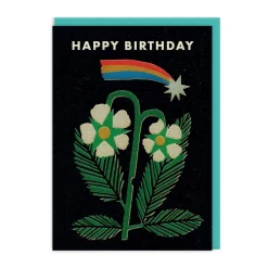 Anisa Makhoul Birthday Cards*Flowers Rainbow Happy Birthday Card 🌈🌸 | Ohh Deer