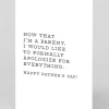 Huckleberry Letterpress Co. Father's Day|Father's Day Cards*Formally Apologise Father's Day Card | Ohh Deer