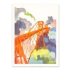 Ohh Deer Prints*Forth Bridge Riso Print (8x6)