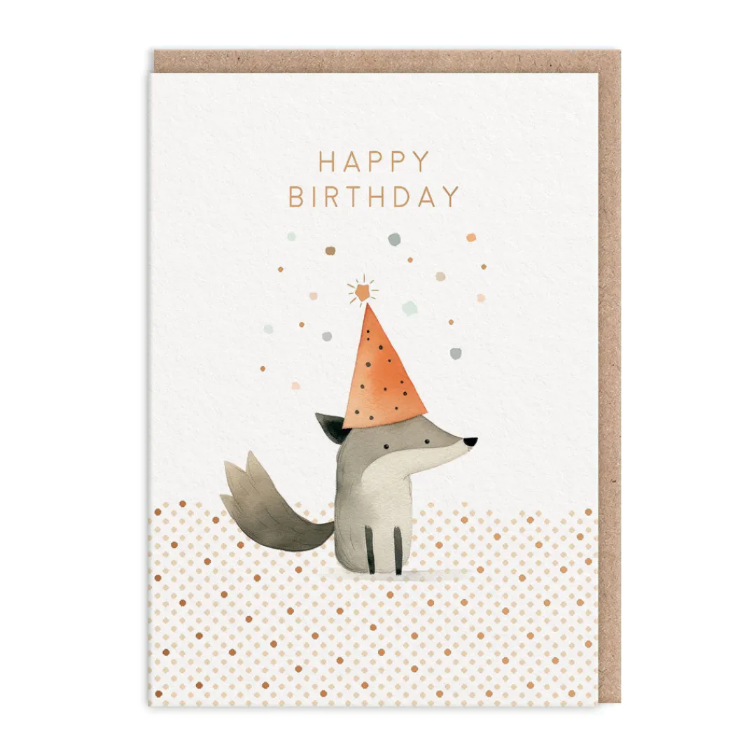Ohh Deer Birthday Cards*Fox Happy Birthday Card