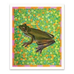 Ohh Deer Prints*Frog Riso Print (12x10)