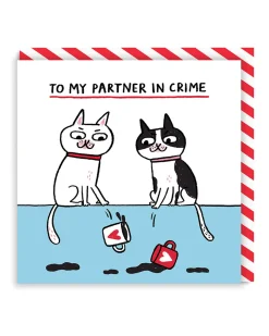 Gemma Correll Anniversary|Valentine's Day Cards*Partner in Crime Greeting Card