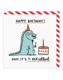 Gemma Correll Birthday Cards*T-Rexcellent Birthday Card | Ohh Deer