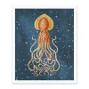 Ohh Deer Prints*Giant Squid Riso Print (12x10)