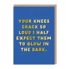 Ohh Deer Birthday Cards*Glow In The Dark Greeting Card