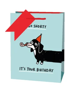 Gemma Correll Gift Bags*Go Shorty Small Birthday Gift Bag | Ohh Deer