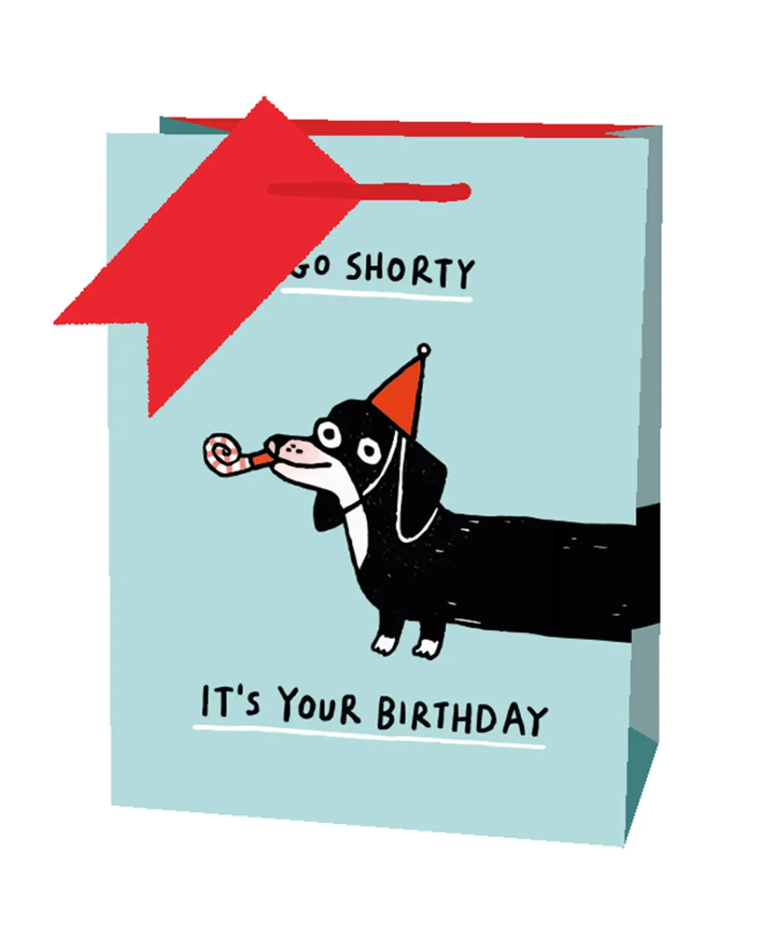 Gemma Correll Gift Bags*Go Shorty Small Birthday Gift Bag | Ohh Deer