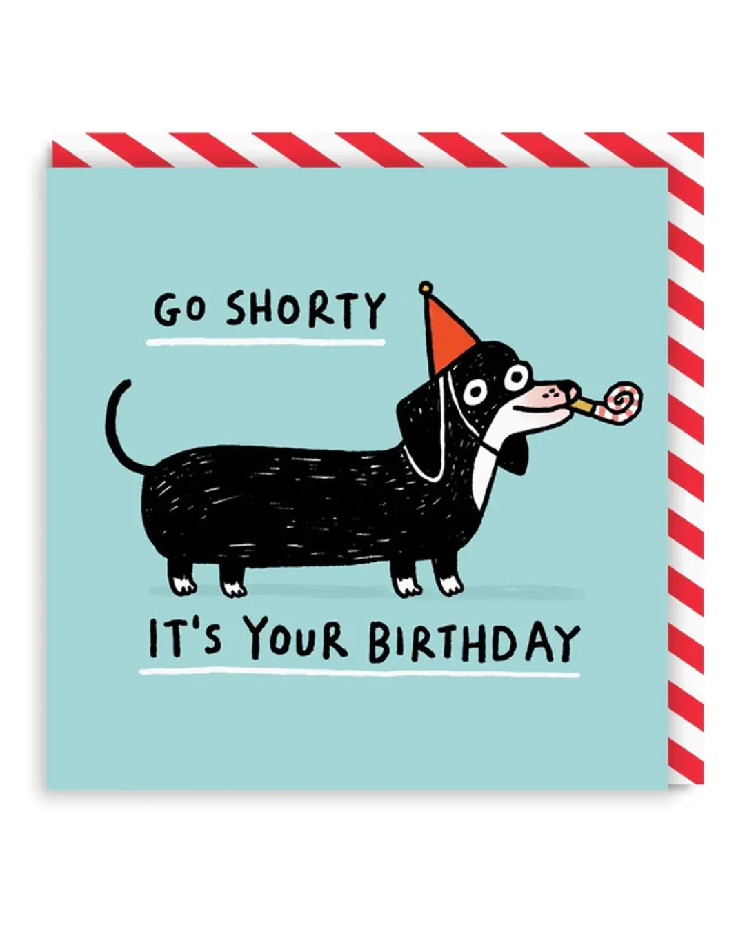 Gemma Correll Birthday Cards*Go Shorty Square Birthday Card