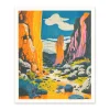 Ohh Deer Prints*Grand Canyon Riso Print (12x10)
