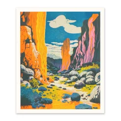 Ohh Deer Prints*Grand Canyon Riso Print (12x10)