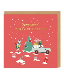 Cath Kidston Christmas Cards*Grandad - Merry Christmas - Car Christmas Card | Ohh Deer