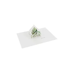 UWP Luxe Pop Up & 3d Cards*Green House 3D Pop Up Greeting Card | Ohh Deer