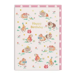 Cath Kidston Birthday Cards*Guinea Pig Party Greeting Card